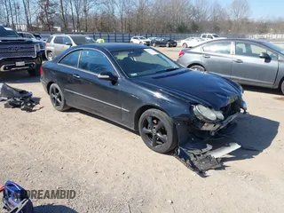 2005 Mercedes-Benz CLK 320 with VIN WDBTJ65J05F150658, listed as a IAAI auction lot 41779179 with 201,461 mi miles and . Bid and sale history available at carsss.com. Image 1.