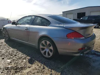2005 BMW 6 Series 645Ci with VIN WBAEH73495B193487, listed as a Copart auction lot 88299505 with 57,967 mi miles and Salvage Title. Bid and sale history available at carsss.com. Image 2.