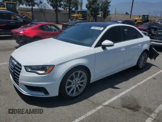 2016 Audi A3 Premium z VIN WAUA7GFF9G1063409, wystawiony jako Copart lot #59801695 z przebiegiem 134 286 mil mil oraz Czysty tytuł • Clean title. Historia ofert i sprzedaży dostępna na DreamBid. Obrazek 1.