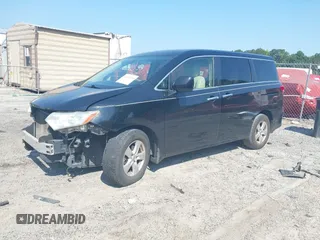 2013 Nissan Quest SV with VIN JN8AE2KP2D9065658, listed as a IAAI auction lot 42482209 with 171,989 mi miles and . Bid and sale history available at DreamBid. Image 2.