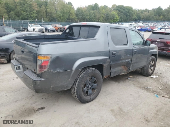 2008 Honda Ridgeline RT with VIN 2HJYK16278H534188, listed as a Copart auction lot 73372834 with 317,451 mi miles and Salvage Title. Bid and sale history available at carsss.com. Image 3.