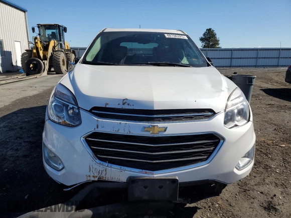 2016 Chevrolet Equinox LTZ with VIN 2GNFLGE32G6261555, listed as a Copart auction lot 48196325 with 47,530 mi miles and Salvage Title. Bid and sale history available at carsss.com. Image 5.