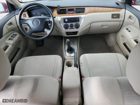 2005 Mitsubishi Lancer ES with VIN JA3AJ26E35U032035, listed as a Copart auction lot 80914944 with 101,438 mi miles and Salvage Title. Bid and sale history available at carsss.com. Image 8.