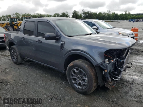2024 Ford Maverick XLT with VIN 3FTTW8H30RRA24045, listed as a Copart auction lot 57127705 with Not provided miles and Salvage title. Bid and sale history available at DreamBid. Image 4.