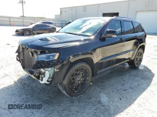 2021 Jeep Grand Cherokee Limited with VIN 1C4RJEBG3MC785324, listed as a Copart auction lot 75812754 with 33,205 mi miles and Salvage title. Bid and sale history available at DreamBid. Image 1.