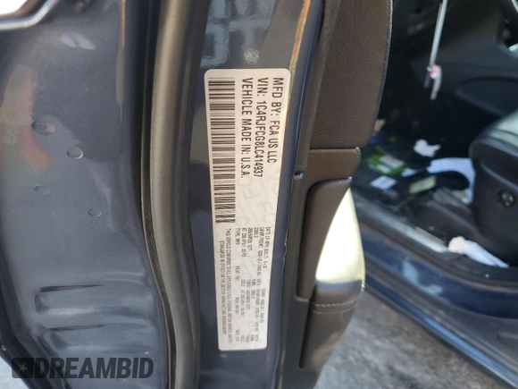 2020 Jeep Grand Cherokee High Altitude with VIN 1C4RJFCG8LC414937, listed as a Copart auction lot 75509304 with 56,841 mi miles and Salvage title. Bid and sale history available at DreamBid. Image 13.