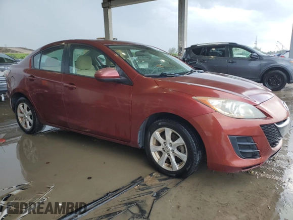 2010 Mazda 3 i Touring with VIN JM1BL1SF9A1133245, listed as a Copart auction lot 55726585 with 129,842 mi miles and Salvage Title. Bid and sale history available at DreamBid. Image 4.
