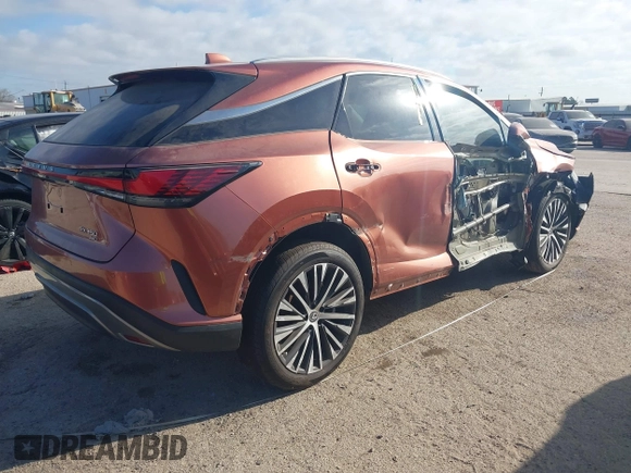 2023 Lexus RX 350 with VIN 2T2BAMCA8PC024544, listed as a IAAI auction lot 39040746 with 11,665 mi miles and . Bid and sale history available at DreamBid. Image 4.