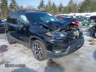 2022 Honda Passport Elite with VIN 5FNYF8H02NB001258, listed as a IAAI auction lot 41631521 with 68,978 mi miles. Bid and sale history available at carsss.com. Image 1.