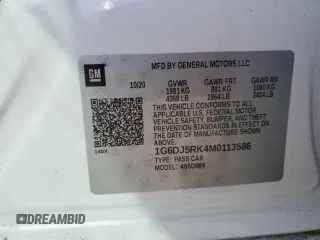 2021 Cadillac CT4 Luxury z VIN 1G6DJ5RK4M0113586, wystawiony jako Copart lot #51775795 z przebiegiem 53 707 mil mil oraz Szkoda całkowita • Salvage title. Historia ofert i sprzedaży dostępna na DreamBid. Obrazek 14.