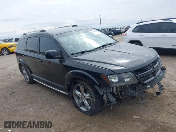2017 Dodge Journey Crossroad Plus with VIN 3C4PDCGB3HT556863, listed as a IAAI auction lot 41629766 with 105,079 mi miles. Bid and sale history available at carsss.com. Image 14.