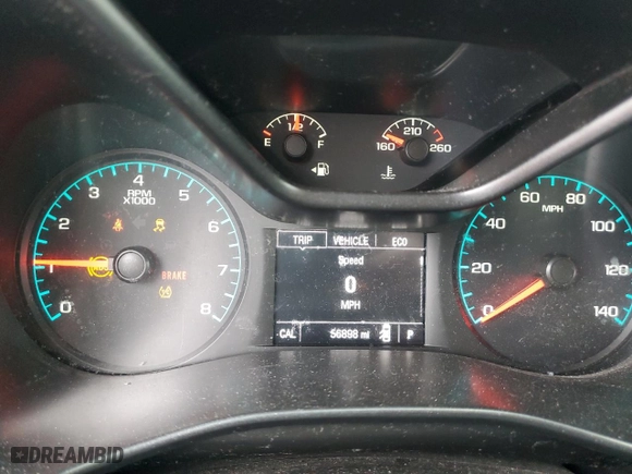 2016 Chevrolet Colorado 2WD WT with VIN 1GCGSBEA4G1271248, listed as a Copart auction lot 83659984 with 56,898 mi miles and Salvage Title. Bid and sale history available at carsss.com. Image 9.