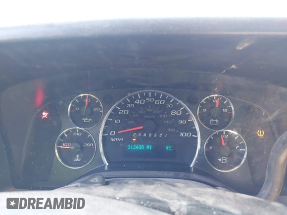 2010 Chevrolet Express Cargo Van with VIN 1GCUGADX3A1131204, listed as a IAAI auction lot 40709065 with 312,430 mi miles. Bid and sale history available at carsss.com. Image 7.