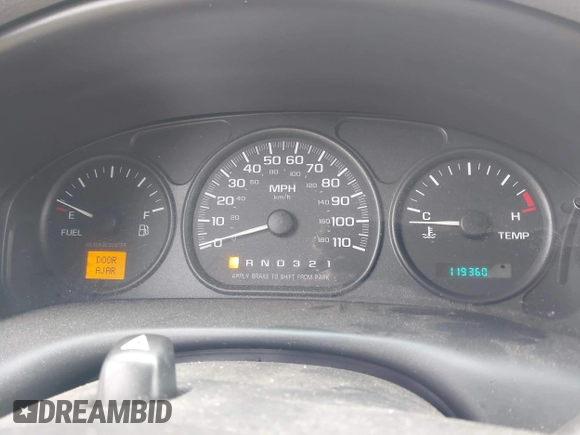 2000 Chevrolet Venture Plus 1SB z VIN 1GNDU03E2YD128832, wystawiony jako IAAI lot #41984520 z przebiegiem Nie podano mil oraz . Historia ofert i sprzedaży dostępna na DreamBid. Obrazek 7.