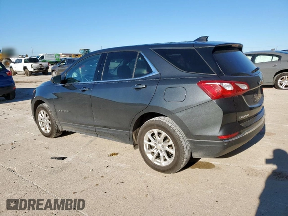 2020 Chevrolet Equinox LT z VIN 2GNAXJEVXL6129151, wystawiony jako Copart lot #56018105 z przebiegiem 73 261 mil mil oraz Szkoda całkowita • Salvage title. Historia ofert i sprzedaży dostępna na DreamBid. Obrazek 2.
