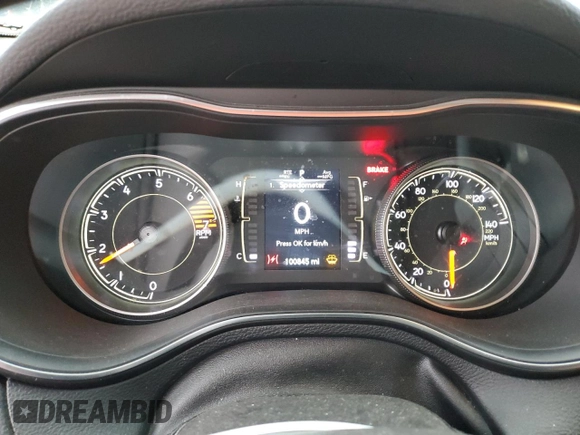 2020 Jeep Cherokee Latitude with VIN 1C4PJLCB7LD581651, listed as a Copart auction lot 42816555 with 100,845 mi miles and Salvage Title. Bid and sale history available at DreamBid. Image 9.