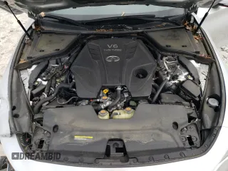 2020 Infiniti Q60 Luxe with VIN JN1EV7EKXLM340167, listed as a Copart auction lot 46643473 with 28,966 mi miles and . Bid and sale history available at carsss.com. Image 12.