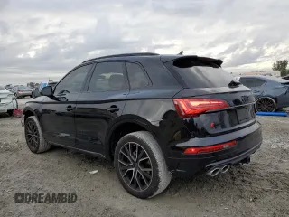 2023 Audi SQ5 Premium Plus with VIN WA1B4AFY0P2147749, listed as a Copart auction lot 42126075 with 15,303 mi miles and Non Repairable. Bid and sale history available at carsss.com. Image 2.