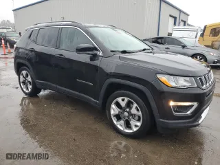 2019 Jeep Compass Limited with VIN 3C4NJCCBXKT843727, listed as a Copart auction lot 42649675 with 19,641 mi miles and Salvage Title. Bid and sale history available at carsss.com. Image 4.