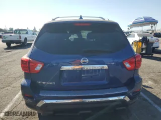 2020 Nissan Pathfinder S with VIN 5N1DR2AN3LC620840, listed as a Copart auction lot 73996624 with 34,309 mi miles and Clean Title. Bid and sale history available at carsss.com. Image 6.