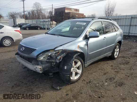 2005 Lexus RX 330 with VIN 2T2HA31U85C045926, listed as a Copart auction lot 50395585 with 187,071 mi miles and Salvage Title. Bid and sale history available at carsss.com. Image 1.