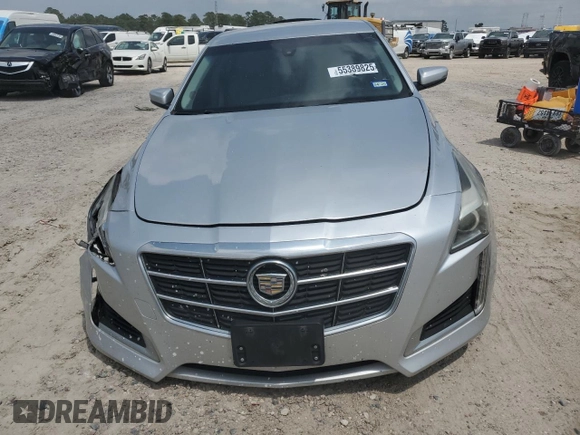 2014 Cadillac CTS AWD with VIN 1G6AW5SX4E0123532, listed as a Copart auction lot 55389825 with 114,807 mi miles and Salvage title. Bid and sale history available at DreamBid. Image 5.
