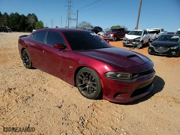 2022 Dodge Charger Scat Pack with VIN 2C3CDXGJ5NH268073, listed as a Copart auction lot 50560815 with 74,742 mi miles and Salvage Title. Bid and sale history available at carsss.com. Image 10.