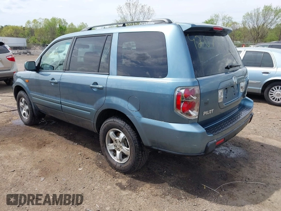 2007 Honda Pilot EX with VIN 5FNYF18447B008645, listed as a IAAI auction lot 42079535 with 233,187 mi miles. Bid and sale history available at carsss.com. Image 3.