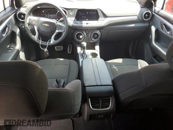 2021 Chevrolet Blazer LT with VIN 3GNKBHRS9MS585138, listed as a Copart auction lot 55327335 with 66,020 mi miles and Salvage title. Bid and sale history available at DreamBid. Image 8.