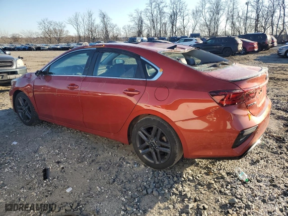 2019 Kia Forte EX with VIN 3KPF54AD5KE059253, listed as a Copart auction lot 46443545 with 82,440 mi miles and Salvage Title. Bid and sale history available at carsss.com. Image 2.