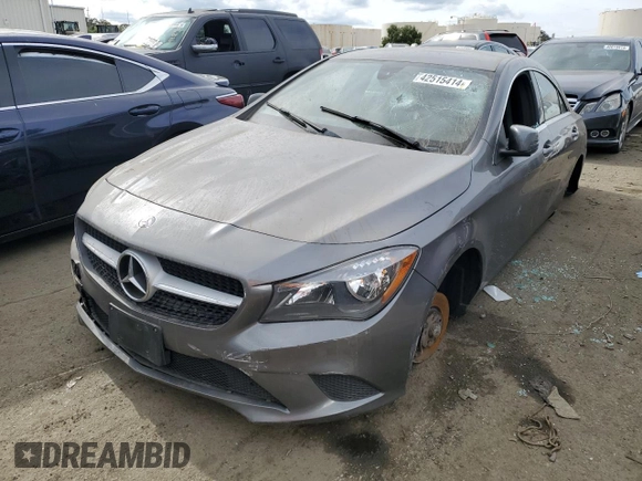 2015 Mercedes-Benz CLA 250 with VIN WDDSJ4EB3FN225084, listed as a Copart auction lot 42515414 with 89,730 mi miles and . Bid and sale history available at DreamBid. Image 1.