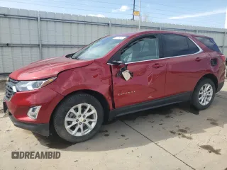 2019 Chevrolet Equinox LT with VIN 2GNAXUEVXK6290745, listed as a Copart auction lot 52259395 with 103,359 mi miles and Salvage Title. Bid and sale history available at DreamBid. Image 1.