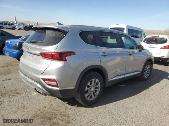 2020 Hyundai Santa Fe SEL with VIN 5NMS3CAD1LH222201, listed as a Copart auction lot 49451205 with 95,066 mi miles and Salvage Title. Bid and sale history available at carsss.com. Image 3.
