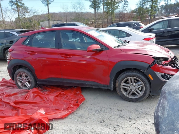2022 Hyundai Kona Preferred with VIN KM8K22AB9NU856973, listed as a IAAI auction lot 41621249 with 65,291 mi miles. Bid and sale history available at carsss.com. Image 13.