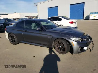2016 BMW M4 with VIN WBS3U9C58GP968936, listed as a Copart auction lot 83243814 with 53,530 mi miles and Salvage Title. Bid and sale history available at carsss.com. Image 4.