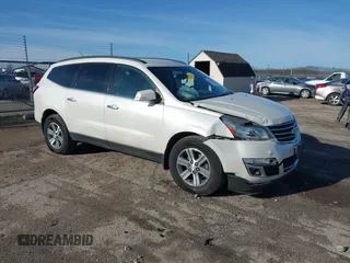 2015 Chevrolet Traverse LT with VIN 1GNKVGKD5FJ285226, listed as a IAAI auction lot 41824716 with 140,924 mi miles and . Bid and sale history available at DreamBid. Image 1.