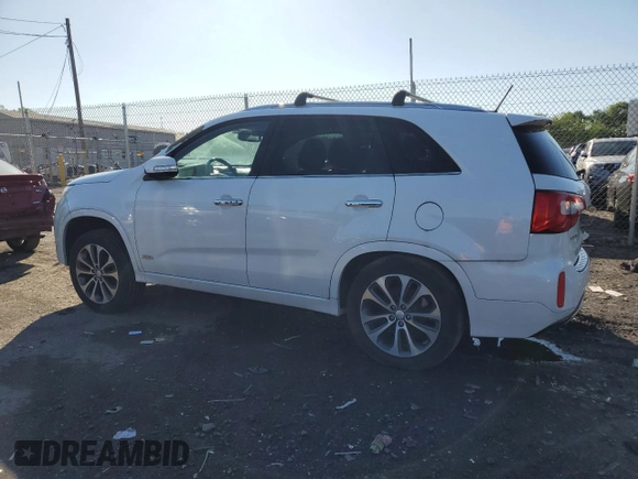 2014 Kia Sorento SX z VIN 5XYKWDA77EG522815, wystawiony jako Copart lot #56061415 z przebiegiem Nie podano mil oraz Czysty tytuł • Clean title. Historia ofert i sprzedaży dostępna na DreamBid. Obrazek 2.