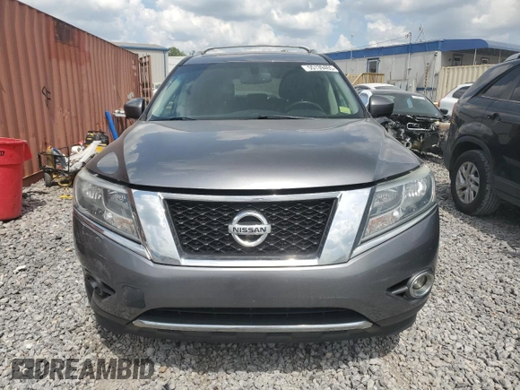2015 Nissan Pathfinder SV with VIN 5N1AR2MM8FC654587, listed as a Copart auction lot 55139465 with 102,397 mi miles and Salvage Title. Bid and sale history available at carsss.com. Image 5.