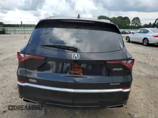 2025 Acura MDX Advance with VIN 5J8YE1H89SL024448, listed as a Copart auction lot 63083325 with 2,697 mi miles and Salvage title. Bid and sale history available at DreamBid. Image 6.