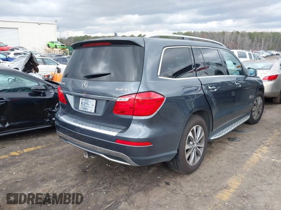 2015 Mercedes-Benz GL-Class GL 350 BlueTEC with VIN 4JGDF2EE1FA441750, listed as a IAAI auction lot 41716996 with 87,026 mi miles. Bid and sale history available at carsss.com. Image 4.