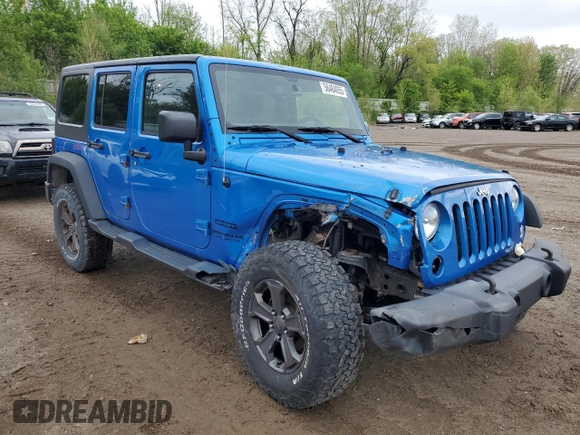 2016 Jeep Wrangler Unlimited Sport with VIN 1C4BJWDG4GL101194, listed as a Copart auction lot 56484055 with 177,303 mi miles and Clean title. Bid and sale history available at DreamBid. Image 4.