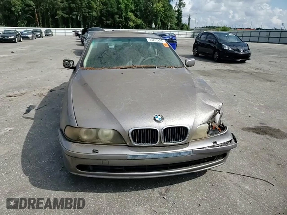 2001 BMW 5 Series 525iA with VIN WBADT43421GF57158, listed as a Copart auction lot 73212884 with 136,820 mi miles and Salvage Title. Bid and sale history available at carsss.com. Image 10.