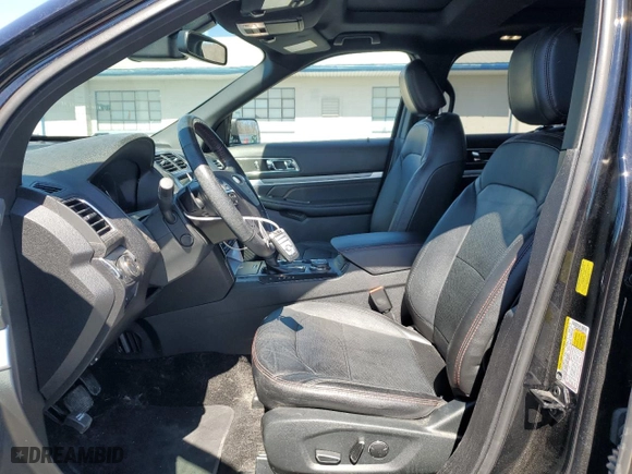 2018 Ford Explorer Sport with VIN 1FM5K8GT3JGC62114, listed as a Copart auction lot 50494655 with 33,759 mi miles and Salvage Title. Bid and sale history available at carsss.com. Image 7.