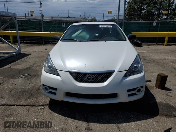 2007 Toyota Solara SE with VIN 4T1CE30P87U753836, listed as a Copart auction lot 55793955 with 203,152 mi miles and Salvage title. Bid and sale history available at DreamBid. Image 5.