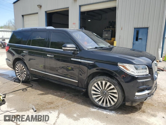 2019 Lincoln Navigator Reserve with VIN 5LMJJ2LT8KEL23973, listed as a Copart auction lot 46365205 with 0 mi miles and Salvage Title. Bid and sale history available at carsss.com. Image 4.