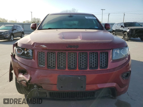 2015 Jeep Grand Cherokee Altitude with VIN 1C4RJEAG3FC198965, listed as a Copart auction lot 48771505 with 206,285 mi miles and Salvage Title. Bid and sale history available at carsss.com. Image 5.