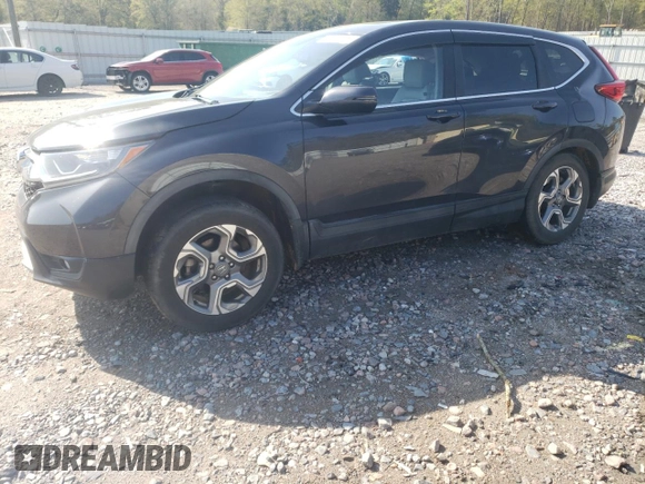 2017 Honda CR-V EX-L with VIN 2HKRW2H86HH644242, listed as a Copart auction lot 50571315 with 92,764 mi miles and Salvage Title. Bid and sale history available at carsss.com. Image 1.