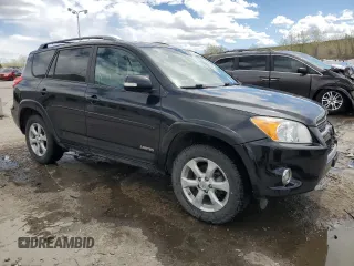 2011 Toyota RAV4 Limited with VIN 2T3DF4DV1BW177152, listed as a Copart auction lot 53832895 with 185,420 mi miles and Salvage Title. Bid and sale history available at DreamBid. Image 4.