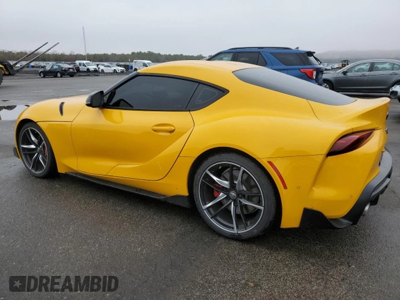2022 Toyota GR Supra 3.0 with VIN WZ1DB0C04NW050543, listed as a Copart auction lot 84496354 with 20,169 mi miles and Clean Title. Bid and sale history available at carsss.com. Image 2.