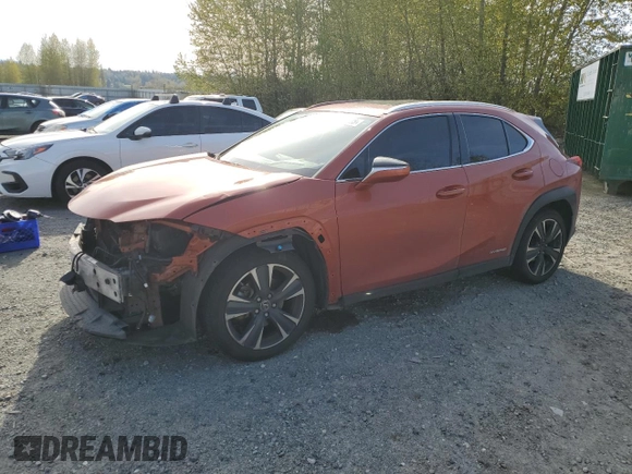 2020 Lexus UX 250h z VIN JTHP9JBH4L2022331, wystawiony jako Copart lot #52770435 z przebiegiem 152 542 mil mil oraz Szkoda całkowita • Salvage title. Historia ofert i sprzedaży dostępna na DreamBid. Obrazek 1.